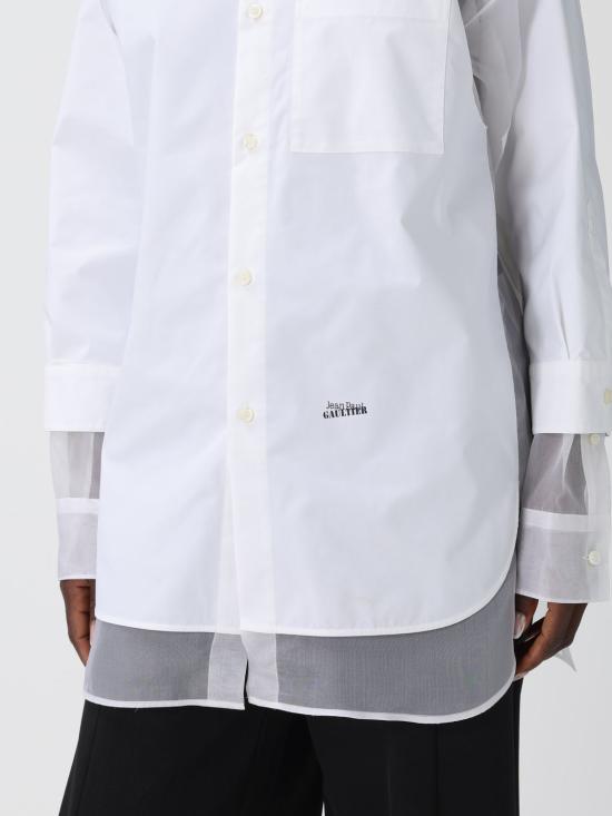 25FW 장 폴 고티에 블라우스 ST035C075 01 White - JEAN PAUL GAULTIER