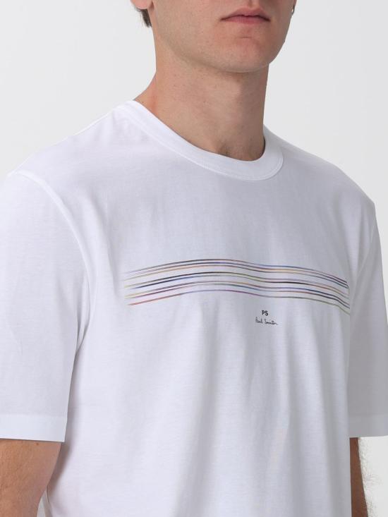 25FW 폴 스미스 반팔 티셔츠 M2R220XTP5447 01 White - PAUL SMITH