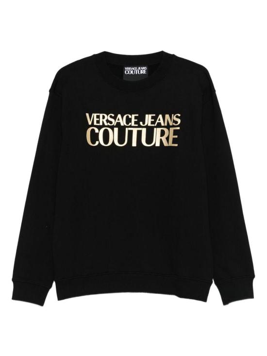 25FW 베르사체 긴팔 티셔츠 79GAIT05 CF01T G89 NERO E ORO