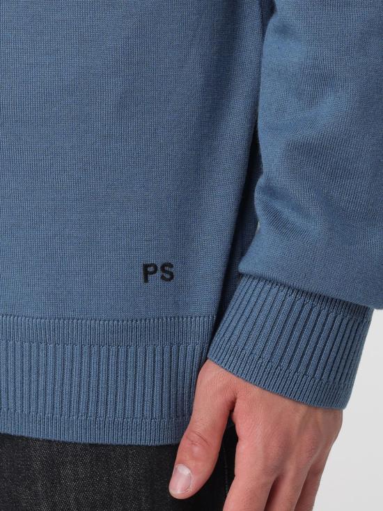 25FW 폴 스미스 스웨터 M2R304ZT218614 4A Blue - PAUL SMITH