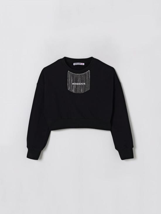 25FW [키즈] 파트리지아페페 풀오버 7M0949J315 K103 Black