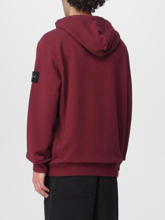 25FW 스톤 아일랜드 긴팔 티셔츠 6100029S0A20 V0012 Burgundy - STONE ISLAND