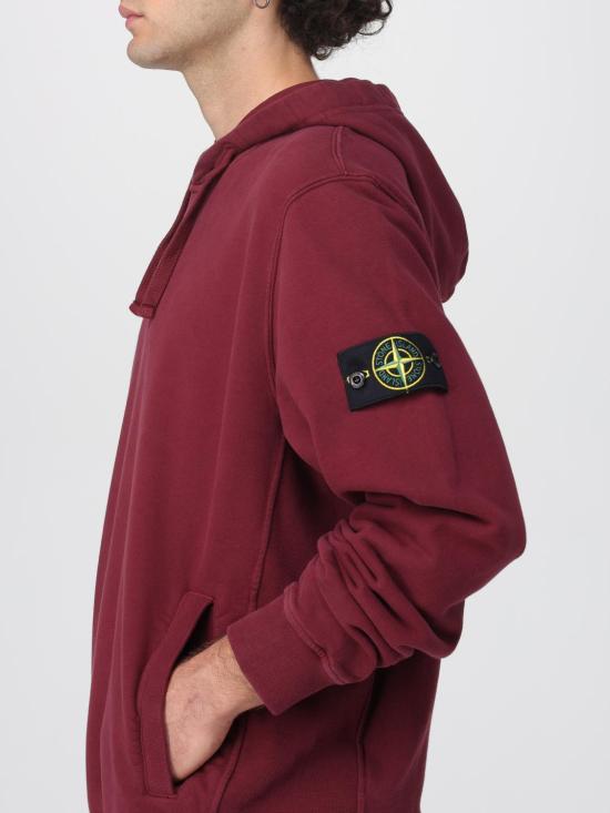 25FW 스톤 아일랜드 긴팔 티셔츠 6100029S0A20 V0012 Burgundy - STONE ISLAND