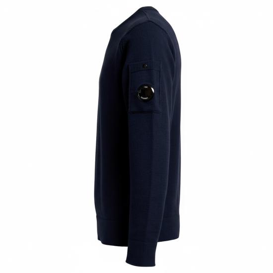 25FW 씨피 컴퍼니 스웨터 19CMKN238A 110432A 888 BLU - C.P. COMPANY