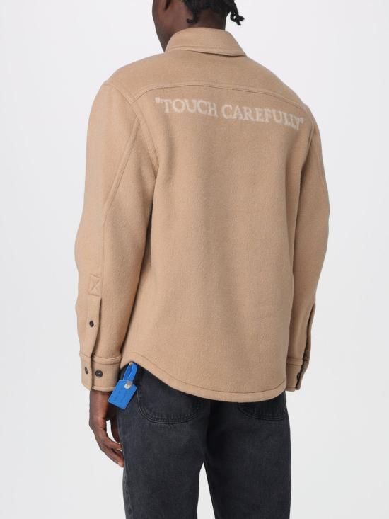 25FW 오프화이트 자켓 OMES01CF25FAB001 6262 Beige - OFF WHITE