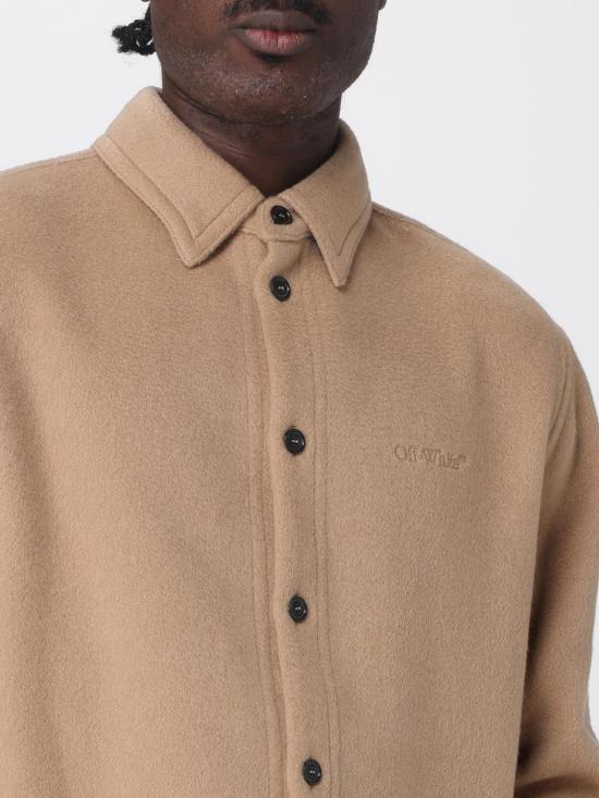 25FW 오프화이트 자켓 OMES01CF25FAB001 6262 Beige - OFF WHITE