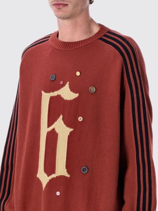 25FW 아디다스 X 송 포 더 뮤트 ADI006 스웨터  KC0327 Amaranth - ADIDAS X SONG FOR THE MUTE