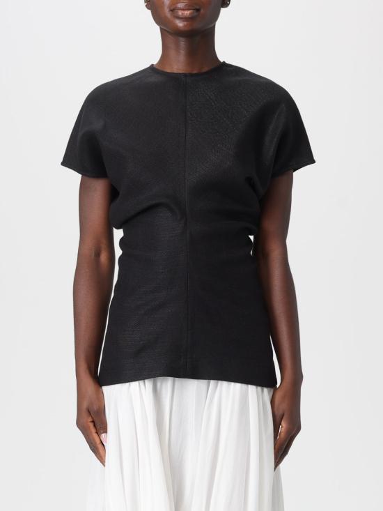 25FW 토템 반팔 티셔츠 253WRT0331FB0461 001 Black