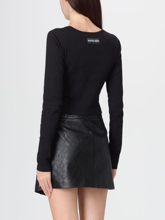 25FW 마린세르 반팔 티셔츠 WTT033ACJER0011 BK99 Black - MARINE SERRE