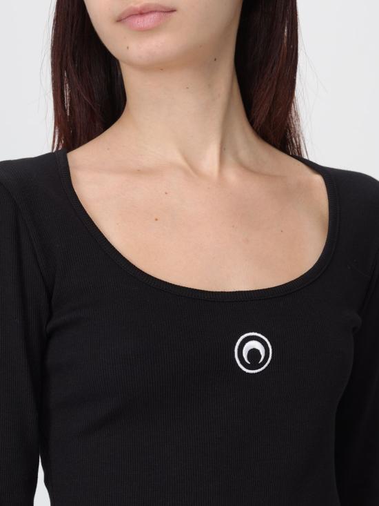 25FW 마린세르 반팔 티셔츠 WTT033ACJER0011 BK99 Black - MARINE SERRE