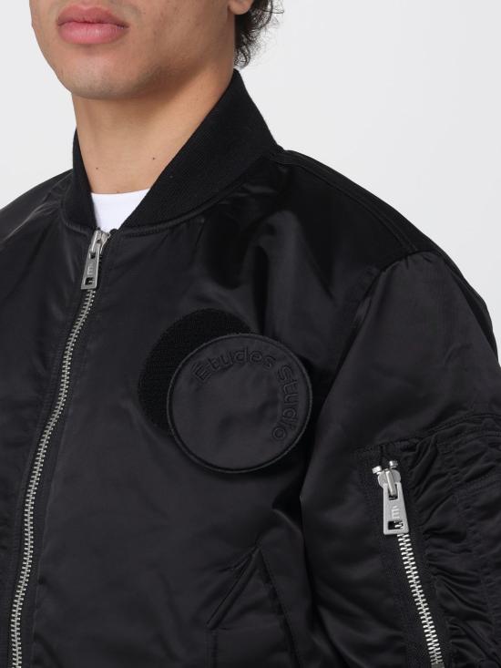 25FW 에뛰드스튜디오 봄버 자켓 C00MEOUT720 99 Black - ETUDES