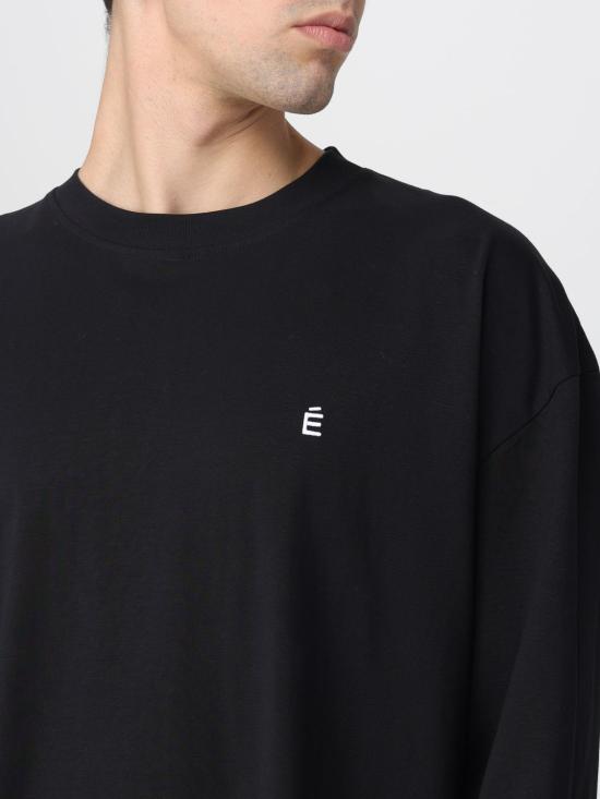 25FW 에뛰드스튜디오 반팔 티셔츠 C00METSH180 99 Black - ETUDES