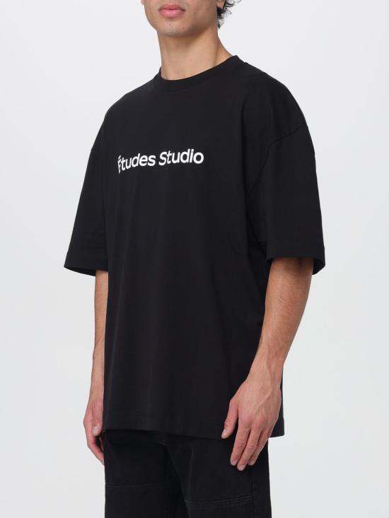 25FW 에뛰드스튜디오 반팔 티셔츠 C00METSH130 99 Black - ETUDES