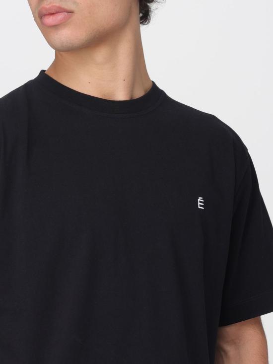 25FW 에뛰드스튜디오 반팔 티셔츠 C00METSH100 99 Black - ETUDES