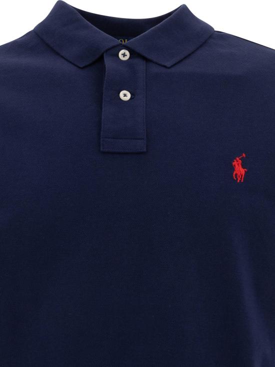 26SS 폴로 랄프로렌 폴로 티셔츠 710782592008 NEWPORT NAVY C3870 BLUE - POLO RALPH LAUREN