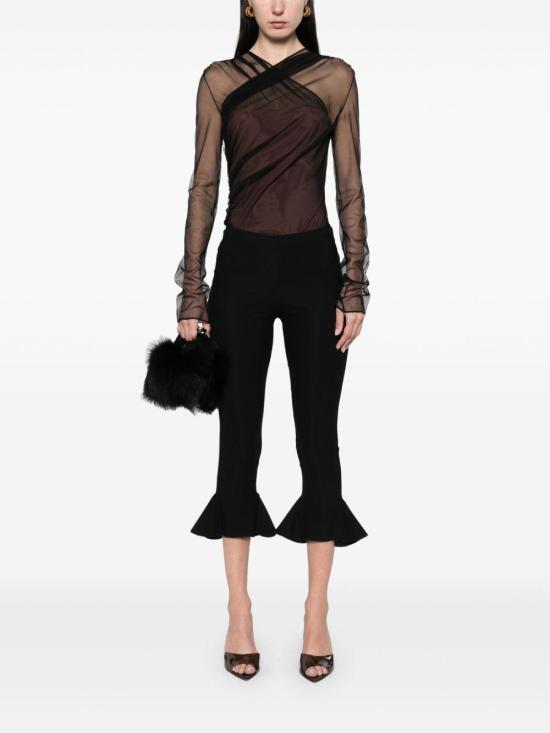 25FW 넨시 도자카 긴팔 티셔츠 NDSS25TOP083 BLACK