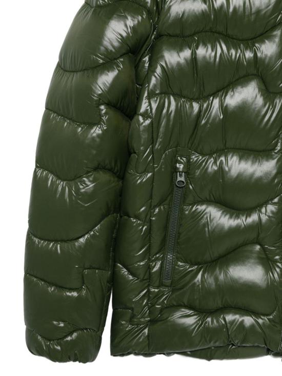 25FW 세이브더덕 숏패딩 D32390M CHET 50023 GREEN - SAVE THE DUCK