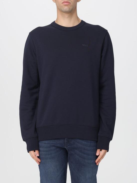 25FW 보스 긴팔 티셔츠 50546387 404 Blue