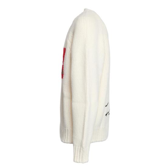 25FW 겐조 스웨터 FF65PU7573CT 02 BIANCO - KENZO