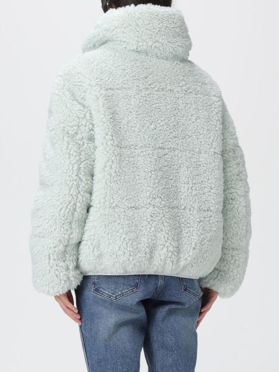 25FW 세이브더덕 Kennie 케니 페이크 퍼 푸퍼 자켓 D31990WCURL21 90067 Blue - SAVE THE DUCK