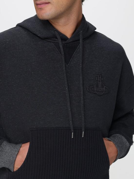 25FW 비비안웨스트우드 긴팔 티셔츠 2I01000MJ00A3 N403 Black - VIVIENNE WESTWOOD