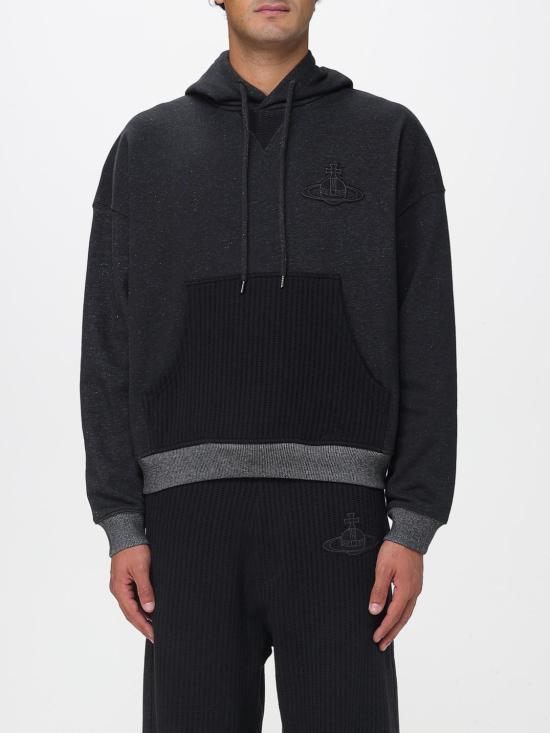 25FW 비비안웨스트우드 긴팔 티셔츠 2I01000MJ00A3 N403 Black