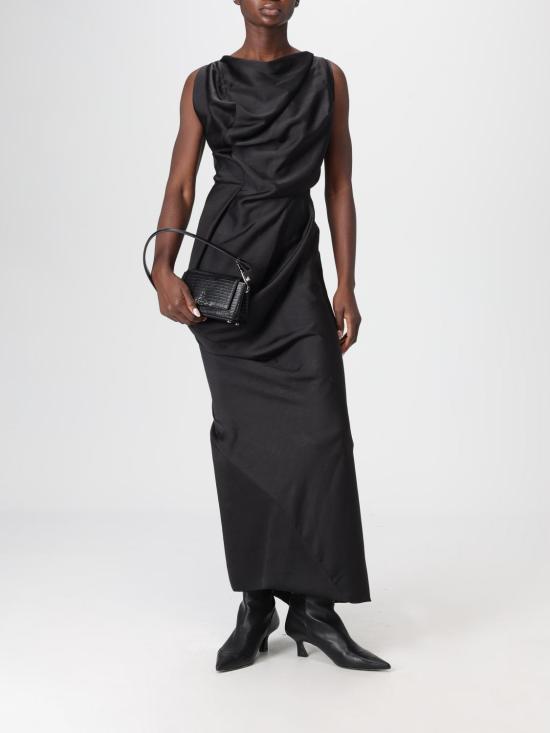 25FW 비비안웨스트우드 롱 원피스 110103A5W01AD N401 Black - VIVIENNE WESTWOOD