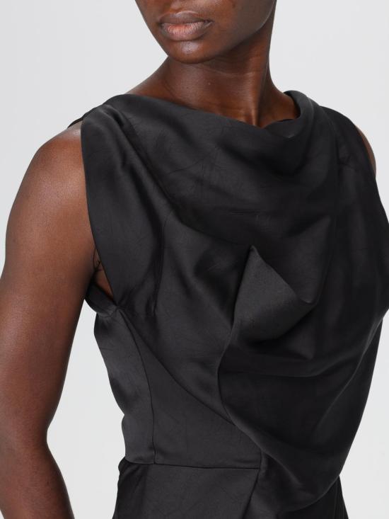 25FW 비비안웨스트우드 롱 원피스 110103A5W01AD N401 Black - VIVIENNE WESTWOOD