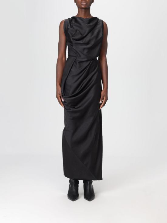 25FW 비비안웨스트우드 롱 원피스 110103A5W01AD N401 Black