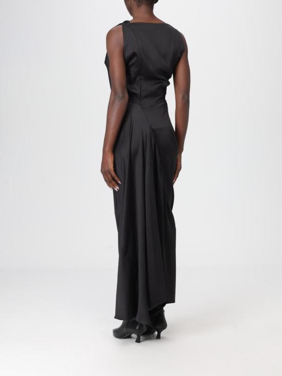 25FW 비비안웨스트우드 롱 원피스 110103A5W01AD N401 Black - VIVIENNE WESTWOOD
