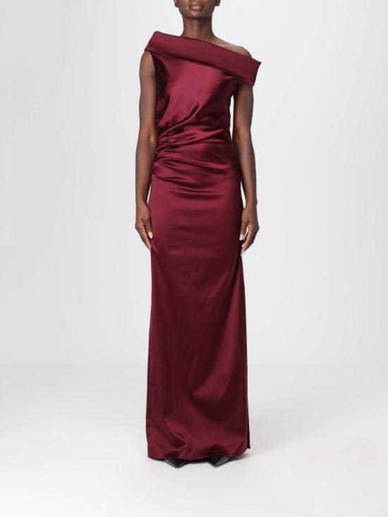 25FW 막스마라 롱 원피스 2521226044600 009 Red