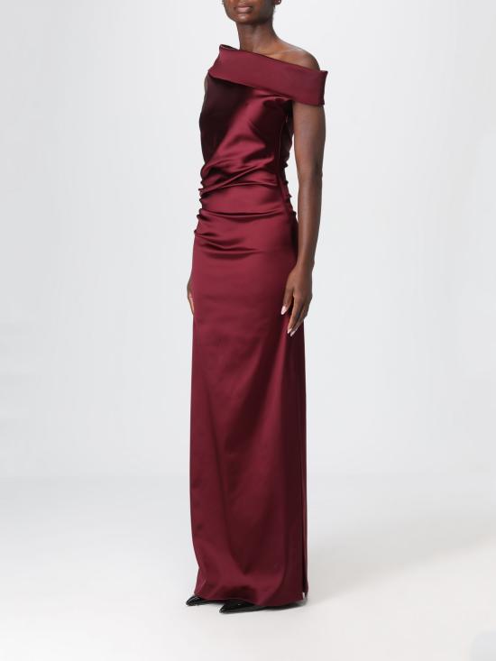 25FW 막스마라 롱 원피스 2521226044600 009 Red - MAX MARA