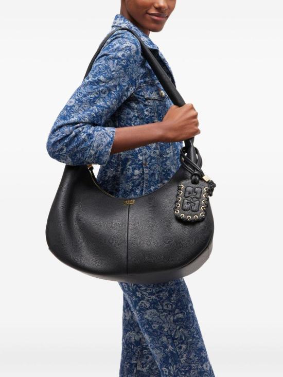 25FW 가니 숄더백 A6981 099 BLACK - GANNI