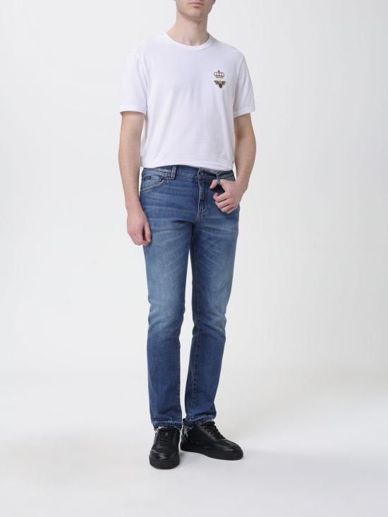 25FW 돌체앤가바나 반팔 티셔츠 G8PV1ZG7WUQ W0800 White - DOLCE & GABBANA