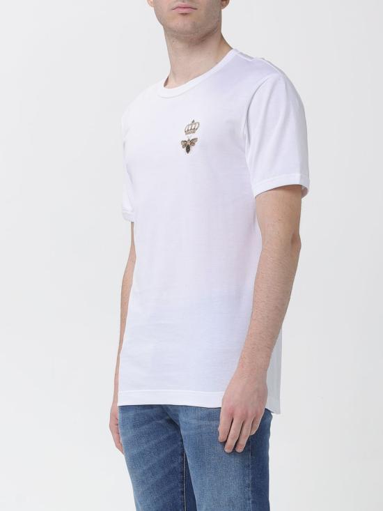 25FW 돌체앤가바나 반팔 티셔츠 G8PV1ZG7WUQ W0800 White - DOLCE & GABBANA