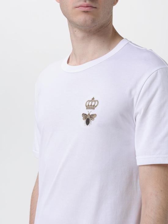25FW 돌체앤가바나 반팔 티셔츠 G8PV1ZG7WUQ W0800 White - DOLCE & GABBANA