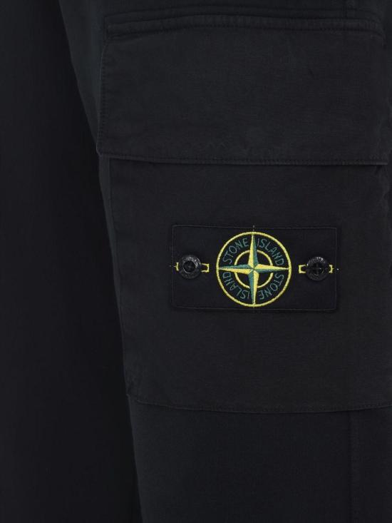 25FW 스톤 아일랜드 6200003 오다닉 코튼 플리스 레귤러 핏 조거 팬츠 K2S156200003 S0A20 V0029 BLACK - STONE ISLAND