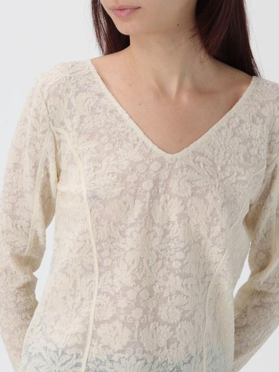 25FW 핑코 스웨터 105655A2TW C03 White - PINKO