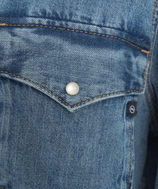 25FW 아드리아노 골드슈미드 데님 셔츠 W0055 068 BAXT BLU - ADRIANO GOLDSCHMIED