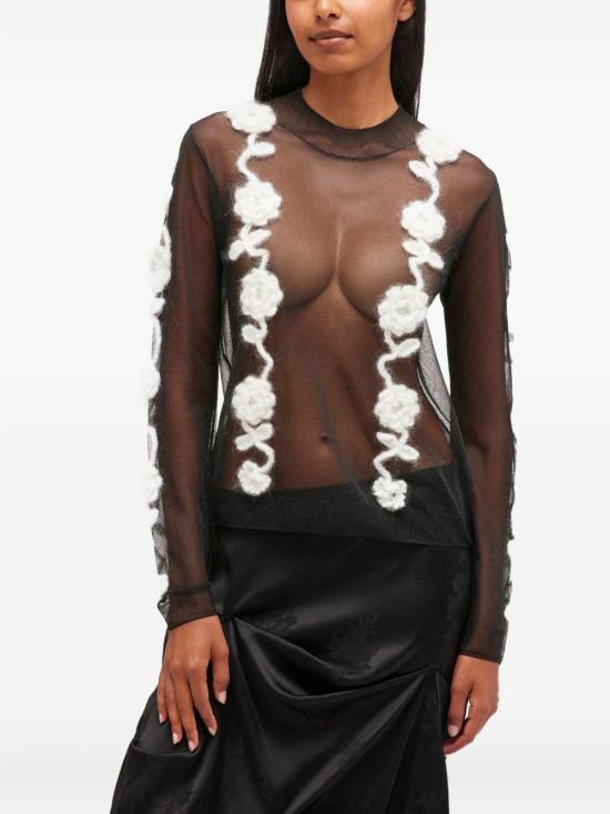 25FW 가니 스웨터 K2649 099 BLACK - GANNI