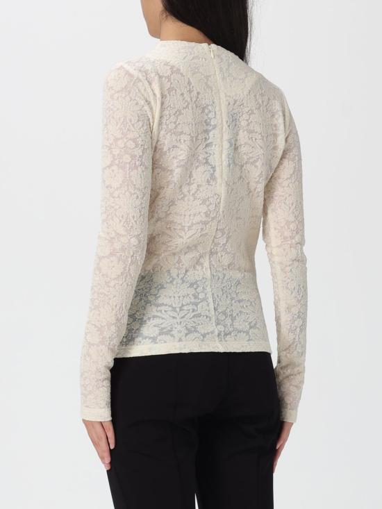 25FW 핑코 스웨터 105697A2TW C03 White - PINKO