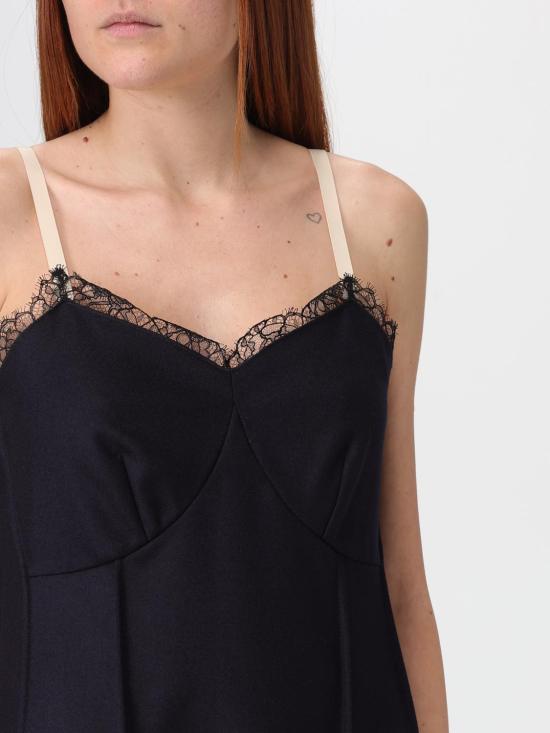 25FW 까르벵 롱 원피스 6252K21077 MIDNIGHT Blue - CARVEN