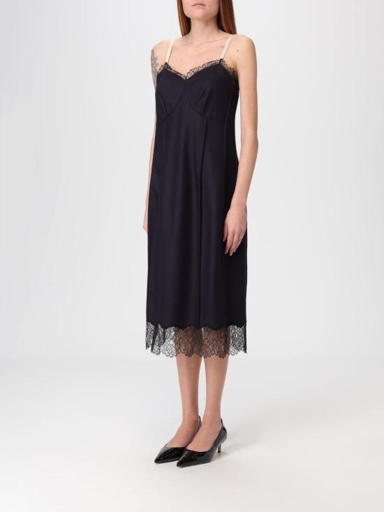 25FW 까르벵 롱 원피스 6252K21077 MIDNIGHT Blue - CARVEN