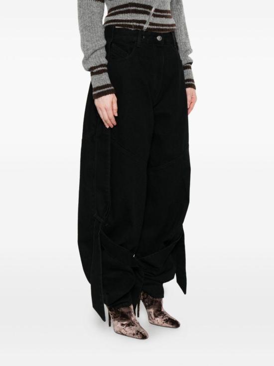 25FW 디 아티코 데님 팬츠 251WCP00279 CCC120AA 100 BLACK - THE ATTICO