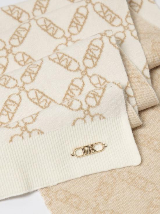 25FW [키즈] 마이클 코어스 스카프 R30536 117 White - MICHAEL KORS