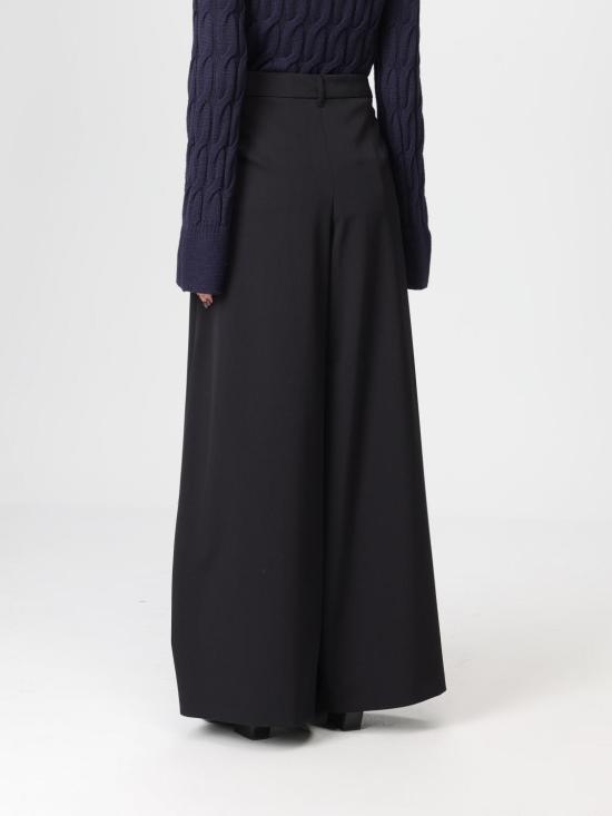 25FW 에스막스마라 스트레이트 팬츠 2529136033600 002 Black - 'S MAX MARA