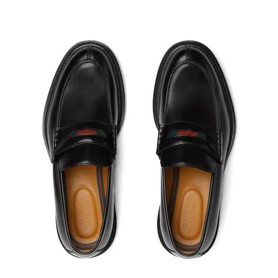 25FW 구찌 로퍼 838136AAEYD 1060 BLACK - GUCCI