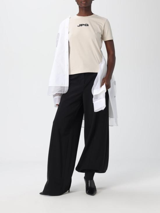 25FW 장 폴 고티에 반팔 티셔츠 2503WTO300J002 6900 Beige - JEAN PAUL GAULTIER