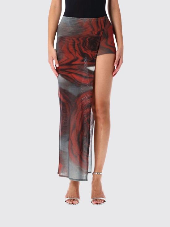 25FW 장 폴 고티에 롱 스커트 2504WSK016M011P 010230 Multicolor