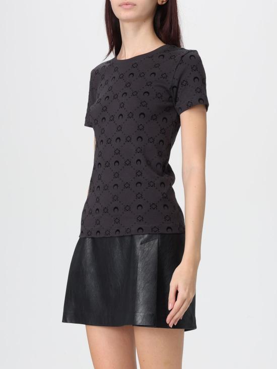 25FW 마린세르 반팔 티셔츠 WTT012ACJER0090 BK99 Black - MARINE SERRE